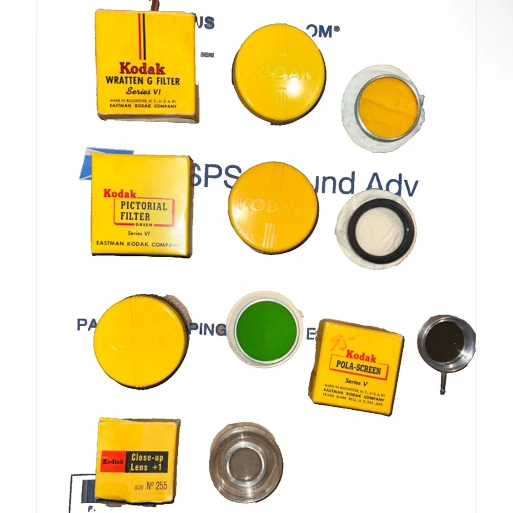 Kodak Filters Camera Lenses lot of 11